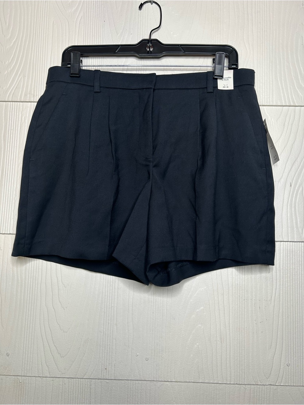 Abercrombie & Fitch Black Curve Love High-Waist Shorts